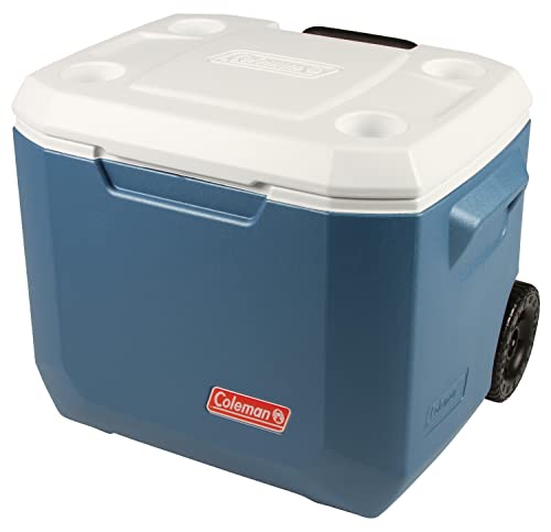 Coleman 3000001840 Extreme Wheeled Cooler, Blue, 47 L