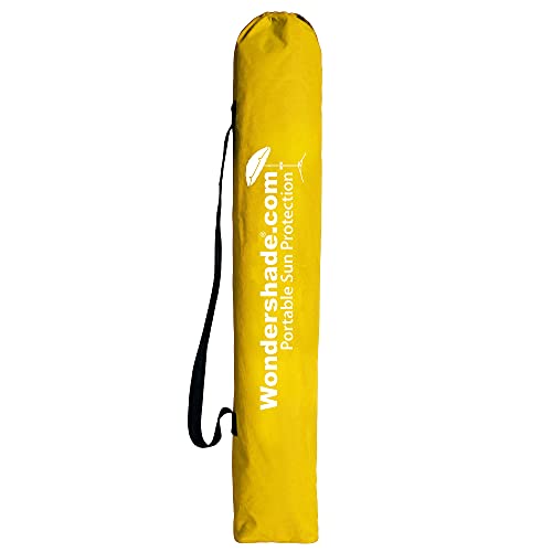 Wondershade Ultimate Portable Sun Shade Umbrella, Lightweight Adjustable Instant Sun Protection - Yellow