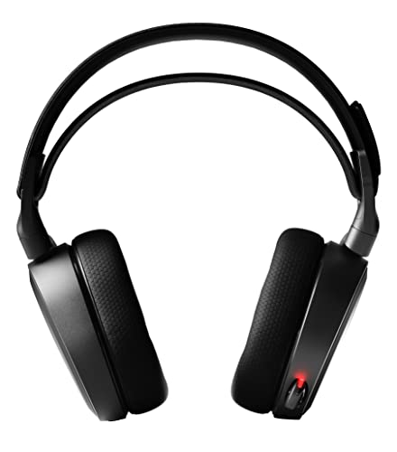 SteelSeries Arctis 9 - Dual Wireless Gaming Headset - Lossless 2.4 GHz Wireless + Bluetooth - 20+ Hour Battery Life - for PC, Playstation 5 and PS4, Black