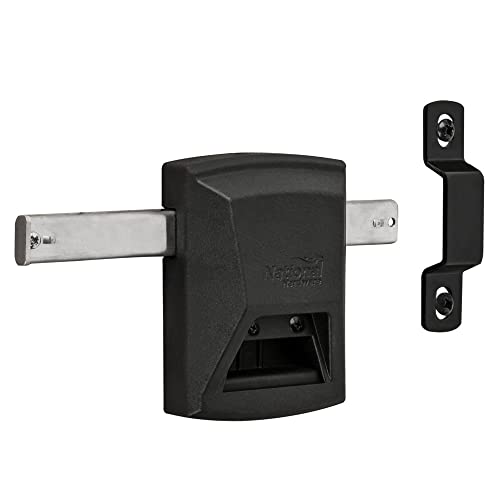 National Hardware N109-080 N109080 Smart Key Gate Lock, Black, 40"