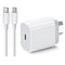 iPhone Fast Charger, 20W iPhone Charger iPad Charger USB C Charger with 1M USB C to Lightning Cable, USB-C Power Adapter Fast Charger for iPhone14/ 13/12/ 11/ X/ 8