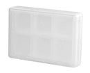 Amazon Basics Nintendo 3DS Game Card Storage Case Holder with 24 Cartridge Slots - 3 x 5 x 1 Inches, White