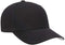Flexfit Unisex Adults Cotton Twill Fitted Cap Hat, Black, Large-X-Large US