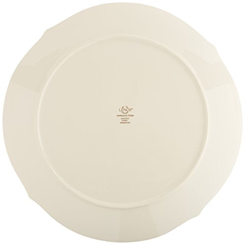 Lenox 830142 Holiday Round Serving Platter, Red & Green, 3.0 LB
