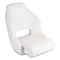 Leader Accessories Two Tone Captains Bucket Seat Boat Seat Premium Sports Flip Up Boat Seat (Model A - White)