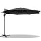 Instahut Outdoor Umbrella Roma Umbrellas Beach 3M Deluxe Garden 360 Degree Black