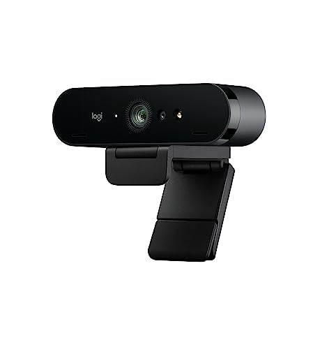 Logitech BRIO – Ultra HD Webcam for Video Conferencing, Recording, and Streaming