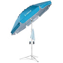 AMMSUN Shade Umbrella, Premium Portable Umbrella with Stand, 6.5ft Lightweight Sports Umbrella for Sporting Games, Adjustable Instant Sun Protection Easy to Carry (Sky Blue)