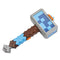 Nerf Minecraft Stormlander Dart-Blasting Hammer, Fires 3 Darts, Includes 3 Official Nerf Elite Darts, Pull-Back Priming Handle