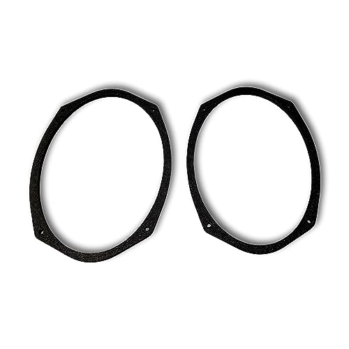 1 Pair - 6"x9" 6x9 Speaker Depth Spacers/Extension Rings/Extender/Stackable - SPKBRK012