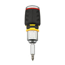 Stanley FMHT0-62688 Fatmax Stubby Ratchet Screwdriver (6 Bits), Black/Yellow, 219x99x49mm