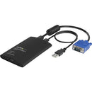 StarTech.com USB Crash Cart Adapter - File Transfer & Video - Portable Server Room Laptop to KVM Console Crash Cart (NOTECONS02)