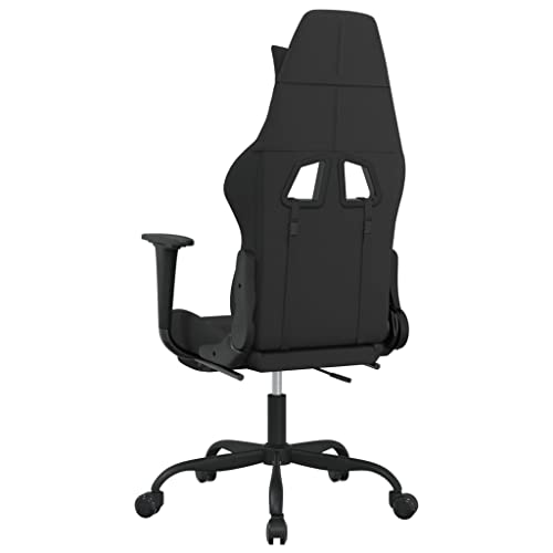 vidaXL Gaming Chair with Footrest Swivel Computer Chair Throne Recliner Armchair Office Bedroom Adjustable Black and Camouflage Fabric