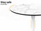 Levede Dining Table Kitchen Swivel Marble Tulip Outdoor Round Metal White 80cm