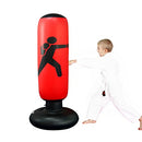 Holyfire Focus Bags Inflatable Punching Bag for Children and Adults - Used to Practice Karate, Taekwondo and Instant Rebound Punching Bag to Relieve Children and Adults' Emotions (Red-a)