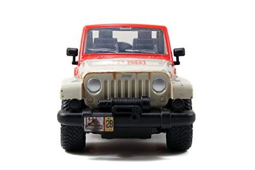 Jada Toys Jurassic World 1:16 Wrangler RC Remote Control Car 2.4 GHz, Toys for Kids and Adults, 97054