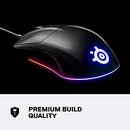 SteelSeries Rival 3 Wired 6-Button 77g Gaming Mouse - Prism 3-Zone RGB Illumination - 8,500 CPI TrueMove Core Optical Sensor