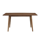 WE Furniture 60 Mid-Century Wood Dining Table - Acorn