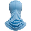 Bassdash Neck Gaiter Mask UPF 50 Sun Protection for Men & Women, Fishing, Hiking, Outdoor, Carolina With Holes, Free Size