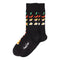 Happy Socks Women's Happy Pizza Invader Socks, Black, 7-Apr UK