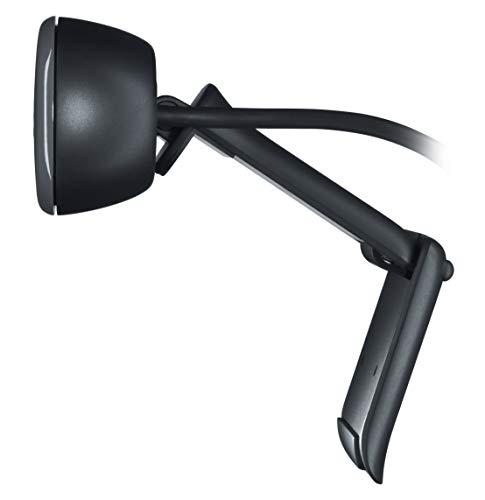 Logitech C270 HD Webcam, HD 720p/30fps, Widescreen HD Video Calling, HD Light Correction, Noise-Reducing Mic, for Skype, FaceTime, Hangouts, WebEx, PC/Mac/Laptop/MacBook/Tablet - Black