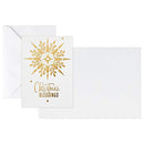 Hallmark Religious Boxed Christmas Cards Assortment, Gold Foil (48 Cards with Envelopes)