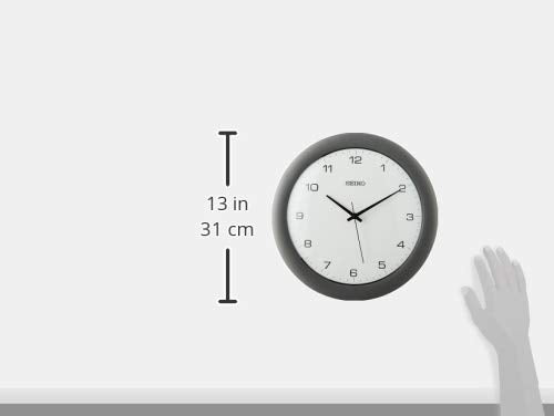 Seiko Office Wall Clock, Silver Tone, No Size