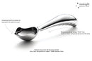 Stainless Steel Ice Cream Scoop by Midnight Scoop - Ergonomic Ice Cream Scooper for Hard Ice Cream - Dishwasher Safe Ice Cream Spade
