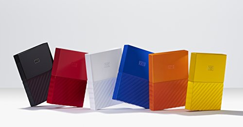 WD 2TB Blue My Passport Portable Hard Drive - USB3.0 - WDBYFT0020BBL-WESN