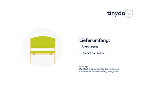 Tinydo® High Chair Seat Cushion Dark Blue - Optimal Accessory for Stokke Tripp Trapp - Seat Reducer Cushion with XXL Cushioning Without Slipping (Dark Blue)