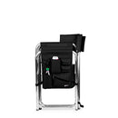 Picnic Time ONIVA - a Brand - Sports Chair with Side Table, Beach Chair, Camp Chair for Adults, (Black)