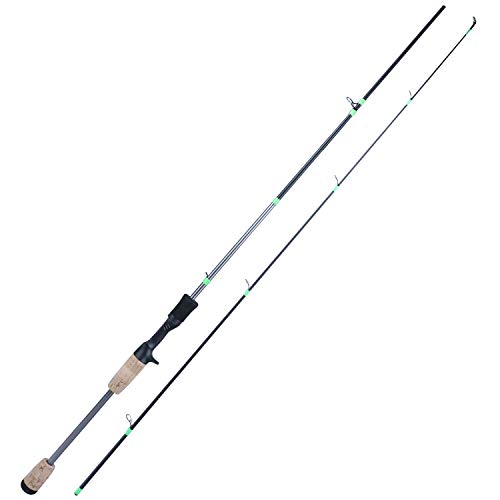 Sougayilang Resolute Fishing Rods, Spinning Rods & Casting Rods, Ultra-Sensitive Carbon Fishing Rod Blanks,Oxide Ring Stainless Steel Guides, Super Non-Slip Handle(Ultralight 1.8m/5.9ft Casting Rod)