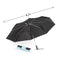 Totes Titan Compact Travel Umbrella ? Ultimate Windproof Waterproof and UV Sun Protection Lightweight and Durable Construction One Touch Automatic Open/Close Black