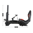 Racing Simulator Cockpit Adjustable Gaming Chair with Monitor Stand Racing Wheel Stand with Seat Logitech G25 G27 G29 G920 Xbox Xbox360 PS2 PS3 PC WII