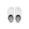 Crocs Unisex-Adult Baya Lined Clog, White/Light Grey, 7 Women/5 Men