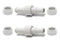 ATIE PoolSupplyTown 280 Hose Swivel and Hose Nut Kit Replace Polaris 280, 380, 180 Pool Cleaner Hose Swivel D20 and Hose Nut D15 (2 Pack)