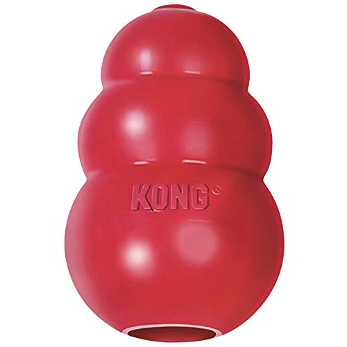 KONG - Classic Dog Toy - Durable Natural Rubber - Fun to Chew, Chase and Fetch - for Large Dogs