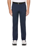 PGA TOUR Men's Flat Front Comfort Stretch 5 Pocket Pant, Black Iris, 40W x 34L