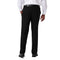 Haggar Men's Cool 18 Pro Classic Fit Flat Front Pant-Regular and Big & Tall Sizes, Black, 42W x 29L