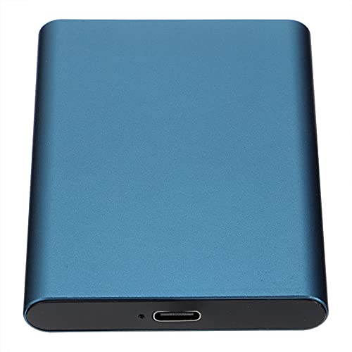 SOLUSTRE 2tb Hard Drive Portable HDD 128G External Hard Drive Portable Mobile SSD Mini Expansion Hard Disk Portable Hard Drive External Hard Drive Blue 2 Tb Hard Drive USB Hard Drive