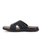 Dockers Mens Sunland Casual Slide Sandal Shoe Black, 12 Wide