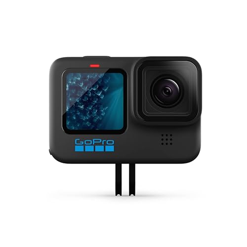 GoPro HERO11 Black - Waterproof Action Camera with 5.3K60 Ultra HD Video, 27MP Photos, 1/1.9" Image Sensor, Live Streaming, Webcam, Stabilization