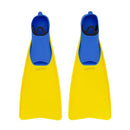 JEORGE Long Blade Swimming Snorkelling Fins, Unisex Blue/Yellow. (M)