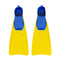 JEORGE Long Blade Swimming Snorkelling Fins, Unisex Blue/Yellow. (M)