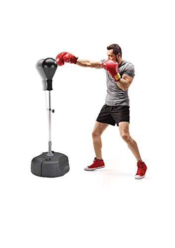 Eruptive Sports 9000S Deluxe Reflex Boxing Trainer, Black