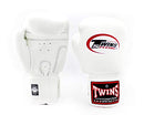 Twins Gloves for Training and Sparring Boxing, Muay Thai, Kickboxing, MMA (White,12 oz)