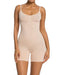 SHAPERX Bodysuit for Women Tummy Control Shapewear Mid-Thigh Seamless Full Body Shaper, AU-SZ6224-Beige-XL