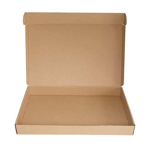 Corrugated Cardboard Shipping Boxes, 420x280x50mm Small Parcel Boxes, Packaging Mailing Boxes for Business, Posting, Small Packet Shipping, Storing or Gift(Pack of 5)