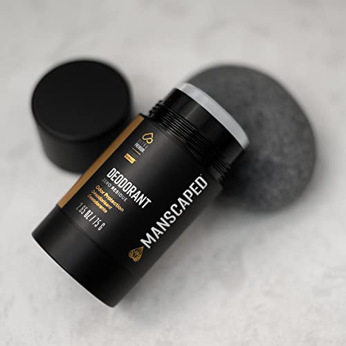 MANSCAPED™ UltraPremium Deodorant, Aluminum-Free Clear Formula, Soft and Comfortable with Cologne-Quality Fragrance for Under Arm Odor Protection, 2.5 oz Stick (1 Pack)
