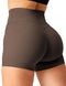 YEOREO Buttery Workout Shorts for Women High Waist Running Biker Shorts Spandex Scrunch Gym Yoga Shorts, Coffee, Small